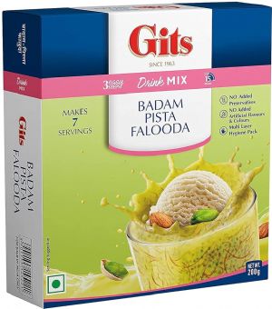 Gits Falooda Drink Mix Badam Pista 200g